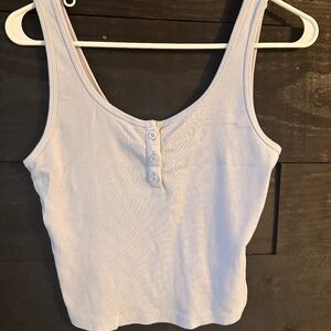 Hollister Tank Top Light Blue Size Medium